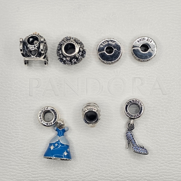 💫Authentic Pandora DISNEY CINDERELLA 8pc BRACELET GIFT SET🎁 - Picture 12 of 12